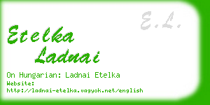 etelka ladnai business card